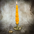 Beeswax Love Spell Heart Taper Candle - Romance & Attraction Magic