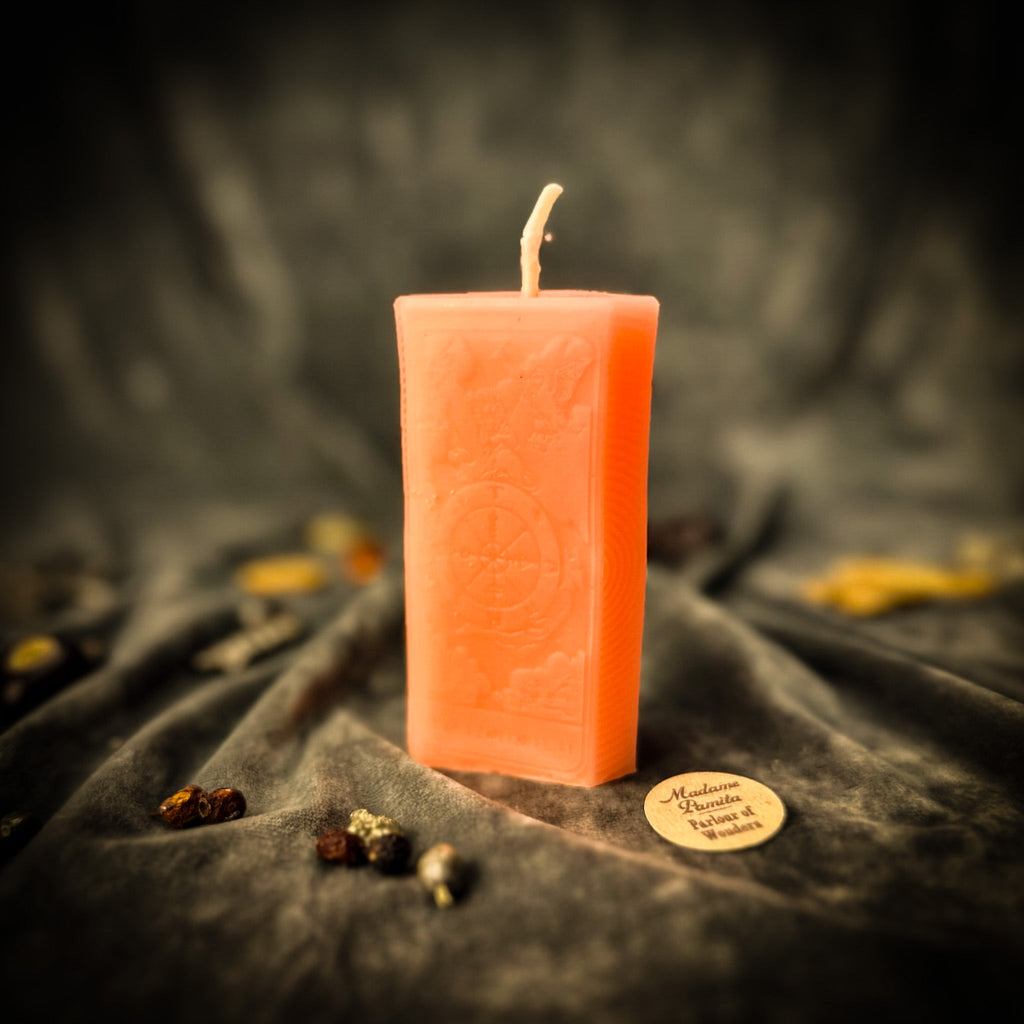 The Wheel of Fortune Candle Spell Kit - Luck & Opportunity Magic