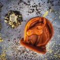 Beeswax Lucky Horseshoe Spell Candle - Luck & Power Magic