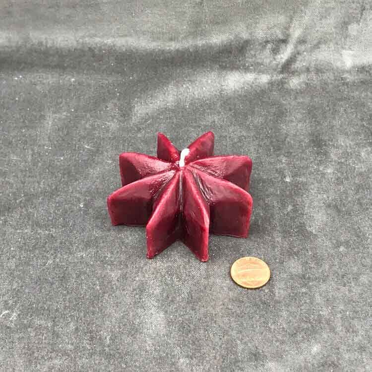 Beeswax Mystic Star Spell Candle - Manifestation & Spiritual Power Magic
